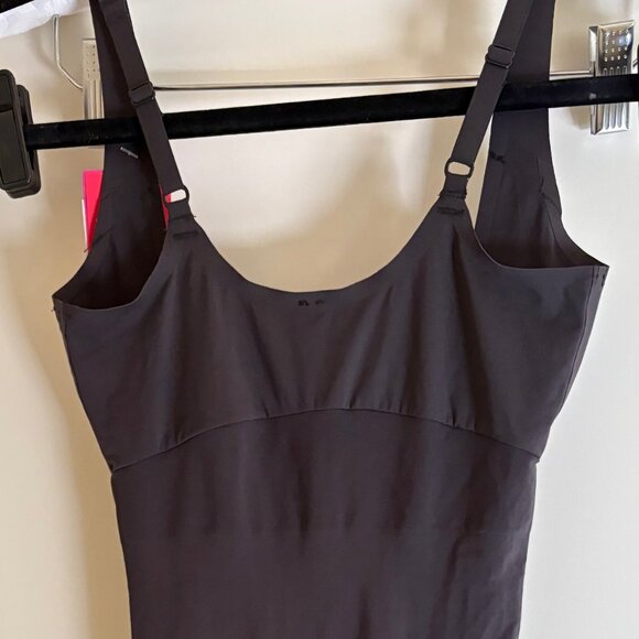 NWT Spanx Shape My Day Open Bust Mid Thigh Bodysuit Shapewear Black Size Small - Picture 6 of 9